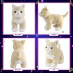 Glow Guards 14 inches Light up Kitty Stuffed Animal Soft Realistic Cat Plush Toy with LED Night Lights Glow Birthday Children's Day Gifts for Toddler Kids - Image 7