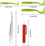 Gonetre Pet Tick Removal Tool Set, Stainless Steel Hook, Flea Clip, Flea Comb, Magnifier for Dogs, Cats and Humans, Portable and - Image 5