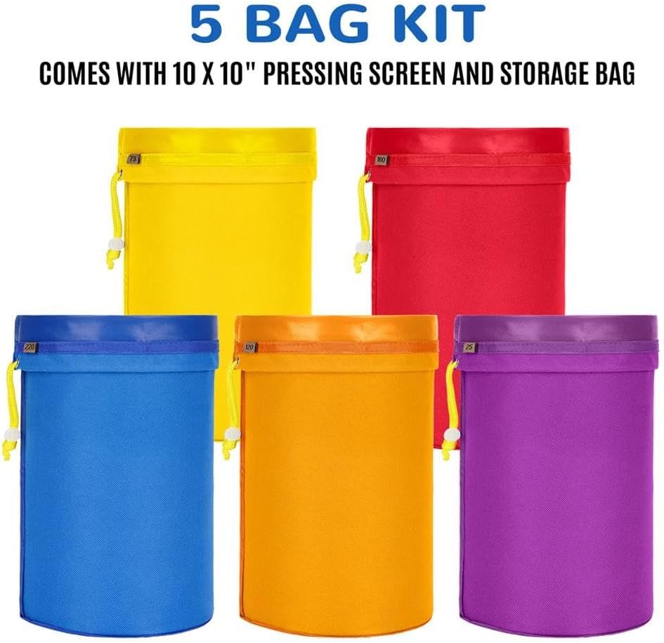 Filter Bags Oxford Cloth, 2024 New Filter Bags for Hash, Mesh Filter Bags, Breathable Mesh Filter Bags with Drawstring, Easy to Use Reusable Ventilation with Storage Bag - Image 6