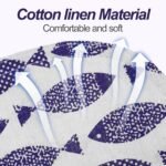 Compatible Cat Litter Box Door Curtain Cotton Linen Kitten Litter Box Accessory Privacy Screen - Image 4