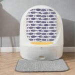 Compatible Cat Litter Box Door Curtain Cotton Linen Kitten Litter Box Accessory Privacy Screen - Image 6