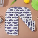 Compatible Cat Litter Box Door Curtain Cotton Linen Kitten Litter Box Accessory Privacy Screen - Image 8