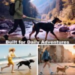 Plutus Pet Heavy Duty Dog Leash with Lockable Aluminum Carabiner, 4/6 Feet Long, Double-Sided Reflective Nylon, Padded Handle, for Puppy, Small, Medium and Large Dogs (Black, 2.5 x 180cm) - Image 10