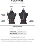 Leather Harness for Women Fashion Goth Chest Pu Black Harness Top Body Punk Belt Adjustable Waist Belts Rave Cosplay Halloween Accessories(Fits Waist 25-30in) - Image 6