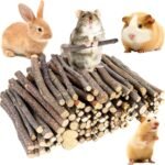 500 G Apple Chew Sticks, Small Animals Branch Chew Toys, Molar Wood Toy for Guinea Pigs, Rabbits, Squirrel, Chinchillas, Hamsters, Gerbil, Bunny and Small Pets - Image 8