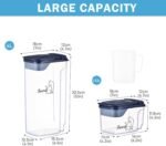 Cat Food and Treats Containers Set,Airtight Cat Food Containers for Dry Food Biscuit 5 Lbs+1.5 Lbs,Pet Food Storage Container Buckle Lid Portable Dispenser,BPA Free Plastic - Image 3