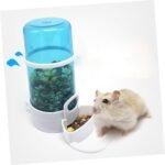 Mipcase 3pcs Automatic Food Dispenser Refillable Hamster Feeder Bird Feeding Station Plastic Water Bowl - Image 3