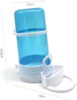 Mipcase 3pcs Automatic Food Dispenser Refillable Hamster Feeder Bird Feeding Station Plastic Water Bowl - Image 8