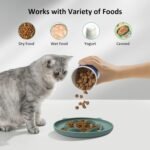 Slow Feeder Cat Bowl, Anti-Gulping Design, 2-Pack, for Wet and Dry Food - Image 4