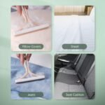 Lint Remover Pet Hair Remover - FAKILO 2 Pack Portable Dog Cat Hair Remover Lint Cleaner Tools for Clothes, Furniture, Carpet, Furniture, Couch, Car, Cat Trees, Bed - Pink - Image 4