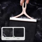 Lint Remover Pet Hair Remover - FAKILO 2 Pack Portable Dog Cat Hair Remover Lint Cleaner Tools for Clothes, Furniture, Carpet, Furniture, Couch, Car, Cat Trees, Bed - Pink - Image 5