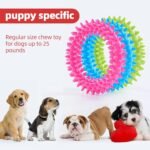 WADY Dog Chew Toys for Chewers, 6 Pcs Small DogToys Ring 360° Clean Pet Teeth, Puppy Teeth Chew Stick Toy for Small Medium - Image 4