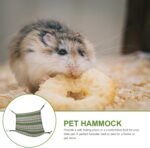 Cotton Hamster Hammock 35x35cm Green Hanging Small Pet Bed Warm Cage Nest Accessory for Rodents - Image 4