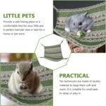 Cotton Hamster Hammock 35x35cm Green Hanging Small Pet Bed Warm Cage Nest Accessory for Rodents - Image 8