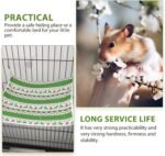 Cotton Hamster Hammock 35x35cm Green Hanging Small Pet Bed Warm Cage Nest Accessory for Rodents - Image 10