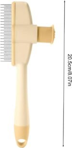 Flea Comb for Cats | Hair Removal Comb Flea Brush for Cat | Gentle Tick Remover Tool Pet Supplies, Ergonomic Cleaning Tools for Thick Long Hair Kitten Puppy - Image 6
