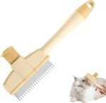 Flea Comb for Cats | Hair Removal Comb Flea Brush for Cat | Gentle Tick Remover Tool Pet Supplies, Ergonomic Cleaning Tools for Thick Long Hair Kitten Puppy - Image 7