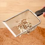Stainless Steel Litter Shifter Fine Mesh Poop Scoop Sand Shovel Metal Scoop Substrate and Bedding Scooper Shovel - Image 5