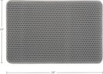 Cat Litter Mat - 24x15-Inch Waterproof Litter Box Mat with Dual-Layer Honeycomb Design for Trapping Litter - Slip-Resistant Cat Mat by PETMAKER (Gray) - Image 3