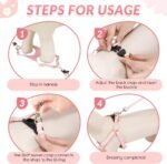 Lukovee Puppy Harness and Leash Set, No Pull Lightweight Pet Harness Vest for Puppy Small and Medium Size Dog, Adjustable Soft Suede Dog Leash Set (Pink,XXS) - Image 7