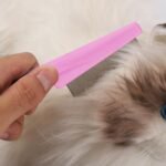 2 Packs 2 in 1 Pet Hair Comb - Multifunctional Flea and Tear Stain Removal Cat and Dog Comb for Grooming and Dehairing Face and Paws (Pink) - Image 8