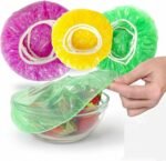 60-Pack Stretchable Silicone Food Storage Covers, Elastic Bowl Lids for Leftovers, Meal Prep, Snacks - BPA-Free, Eco-Friendly Reusable Plastic Wrap & Aluminum Foil Alternative,Fits Various Bowl Sizes - Image 7