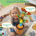 Ayeboovi Dancing Talking Cactus Toys for Boys and Girls, Adjustable Volume Cactus Baby Toys Singing Record Repeating What You Say, with 120 English Songs for Kids Toddler Gift - Image 5