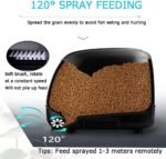 10L Automatic Fish Feeder, Fish Food Dispenser, Directional Feeder, Timer High Capacity Pond Fish Feeder for Outdoor Garden Pond(Black) - Image 5