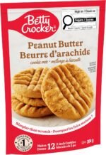 BETTY CROCKER Cookie Mix Peanut Butter, Makes 12 Cookies, Baking Mix, 204 Grams Package of Cookie Mix, Tastes Like Homemade, Easy To Bake - Image 6
