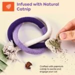 La Luz Cat Chew Ropes 3 Pack with Natural Catnip, Interactive Catnip Toys for Indoor Cats, Safe Teeth Cleaning Kitten Rope Toy, Durable Cat Kicker Chew Toy for All Breeds - Image 8