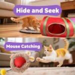 Interactive Cat Toy Automatic Hide and Seek Fast Rolling Ball in Cat Tunnel Cat Toy with Ultra-Long Runtime - Image 3
