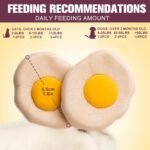 Freeze-Dried Chicken & Egg Cat and Dog Snacks - No Additives, Naturally Gentle, Suitable for Training Kittens and Puppies, Supports Coat and Digestive Health, 3.53oz/1PC - Image 7