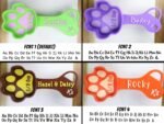 Personalized Paw Shaped Dog Food Scoop,Custom Pet Name Scooper Pet Kibble Scoop Food Dispenser Dog Cat Measuring Cup 1 Cup Custom Pet Accessories Gift for Dog Lover (16oz-2 Cup) - Image 9