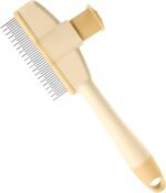 Pet Flea Comb | Tick Comb Grooming Brush for Cats Thick Hair - Gentle Tick Remover Tool Pet Supplies, Ergonomic Cleaning Tools for Thick Long Hair Kitten Puppy - Image 8