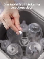 Grownsy Bottle Washer Tablets 200 Count, Detergent Tablets Compatible with All Brands of Baby Bottle Washers, Cleans Milk Residue on Bottles, Pump Parts, and Baby Feeding Essentials - Image 7