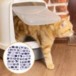 UPKOCH Self Cleaning Cat Litter Box Curtain Durable Cotton Linen Door Curtain for Automatic Litter Boxes - Image 7