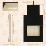 Dog Scratch Board for Nails Wooden Dog Nail File Board with Built-in Treat Box Dog Paws Trimming File Pad 34x24cm with 2X Sandpaper for Sensitive Dog Puppy Cat Nail Care - Image 3