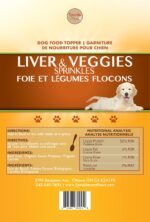 Sprinkles & Paws Liver and Veggies Dog Food Topper | Made in Canada in Healthy Powder Form | Beef Liver Powder for Dogs | Helps with Eating, Add to Food as Meal Mixer or Treat - Image 3
