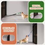 3pcs Interactive Dog Toys, Dog Tug of War Toy Tether Tug for Small and Medium Dogs, Dog Bungee Toy Tree Tugger Dog Toy for Indoor Outdoor, Blue - Image 4