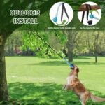 3pcs Interactive Dog Toys, Dog Tug of War Toy Tether Tug for Small and Medium Dogs, Dog Bungee Toy Tree Tugger Dog Toy for Indoor Outdoor, Blue - Image 7