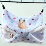 3PCS Rat Hammocks for Cage,Guinea Pig Hammock,2 Layer Pet Hammock Small Animal Pet Hammock,Plush Sugar Glider Cage Soft Hamster Bed, Playing Sleeping Small Animal Beds - Image 4
