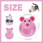 2 Pcs Cat Slow Feeder Food Ball – Cute Pet Treat Dispenser, Applicable to Interactive Dog Toys, Interactive Cat Toy, Dog Toys for Small Dogs, Treat Dispensing Dog Toy, Let Pets Eat on Their Own. - Image 3