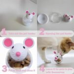2 Pcs Cat Slow Feeder Food Ball – Cute Pet Treat Dispenser, Applicable to Interactive Dog Toys, Interactive Cat Toy, Dog Toys for Small Dogs, Treat Dispensing Dog Toy, Let Pets Eat on Their Own. - Image 4