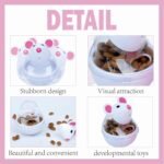 2 Pcs Cat Slow Feeder Food Ball – Cute Pet Treat Dispenser, Applicable to Interactive Dog Toys, Interactive Cat Toy, Dog Toys for Small Dogs, Treat Dispensing Dog Toy, Let Pets Eat on Their Own. - Image 5