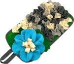 Animal Enrichment Foraging Pad for Rabbits Rodents Stimulating Feeding Activity Toy Polyester Fabric Decoration Floral Pattern Feeding - Image 7