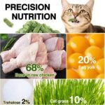 Freeze-Dried Cat Chew Toy 100g - Chicken & Egg Yolk with Cat Grass | Dental Health, Hairball Control, Skin & Coat Care | Natural Lickable Toy for Kittens (Herbe à Chat) - Image 4