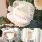 CHEERPALS Cat Window Perch for Indoor Cats Hammock for Window with Reversible Cushion, Foldable Cat Window Bed for Large Cats and Kittens(White,Large) - Image 5