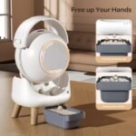 Self-Cleaning Litter Box for Multiple Cats, Automatic Smart App-Controlled with Health Monitoring, 15-Day Odor Control & Safety Sensors, Large Capacity for Cats up to 18 lbs, B-White - Image 9