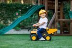 CAT Construction Toys, Play and Ride Steel Dump Truck, 2-in-1 Foot-to-Floor Rideable Toy Vehicle with Lights & Sounds, for Kids and Toddlers Ages 18 Months - Image 4