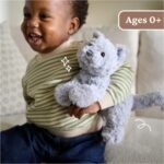 GUND Bootsie English Blue Kitten Plush Toy, Premium Cat Stuffed Animal for Ages 1 and Up, Gray, 9” - Image 5